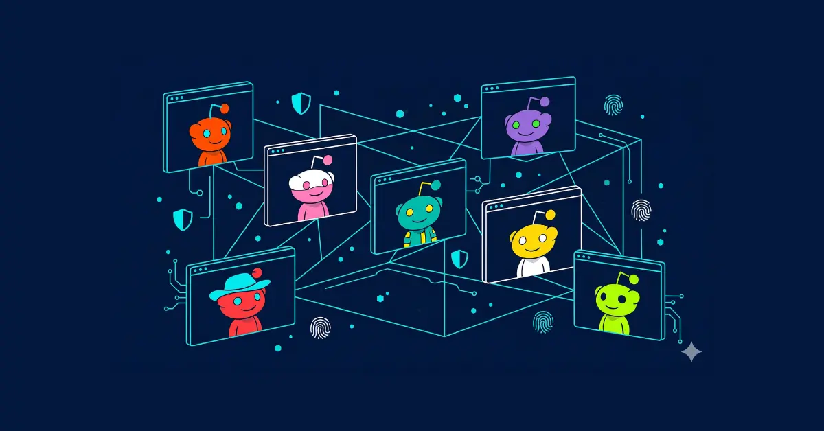 how to manage multiple Reddit accounts safely without getting banned