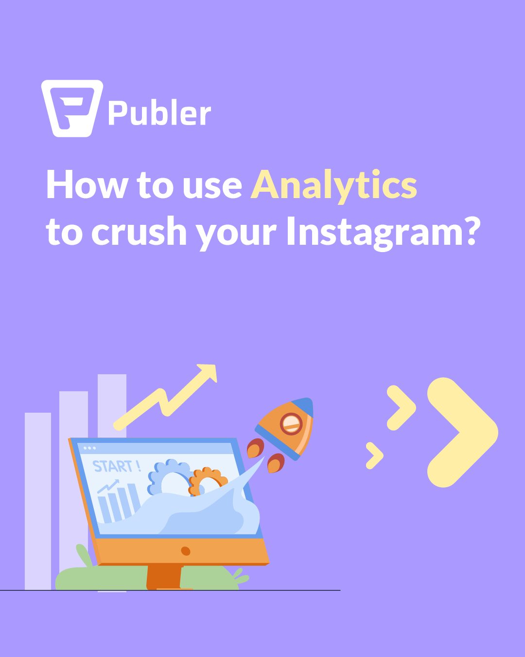 Publer social media analytics dashboard