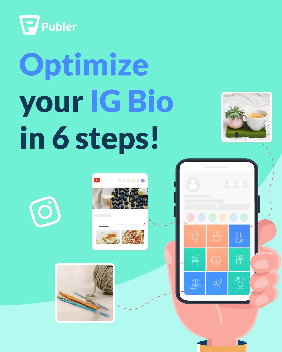 Publer Link in Bio landing page tool